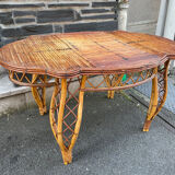 Rattan table
