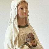 Vierge Marie polychrome 1940/1960.