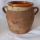 Ancient glazed terracotta pot