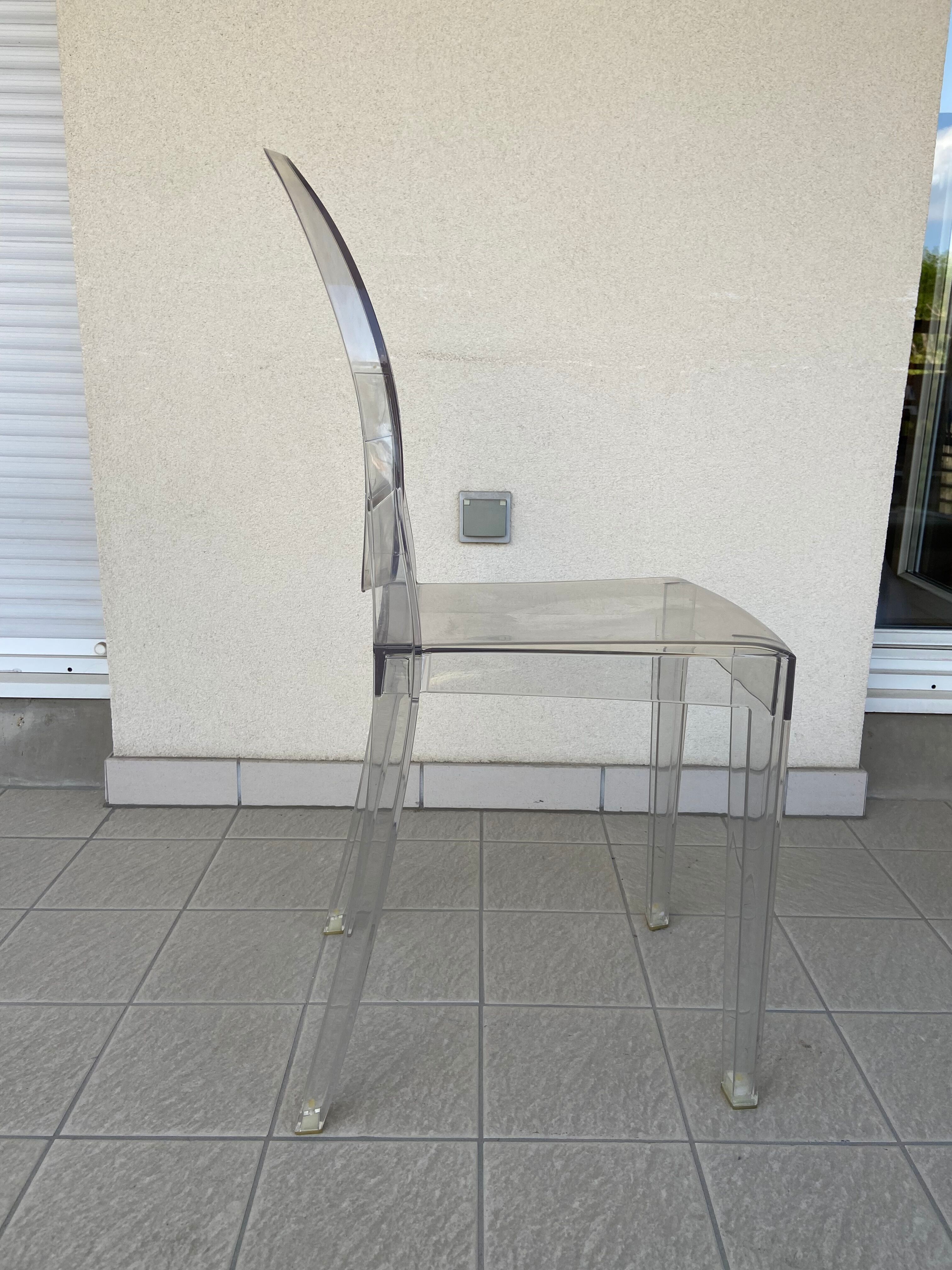 Lot 6 crystal chairs Victoria Ghost - Kartell, Philippe Starck