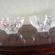 Val Saint Lambert - Pair of 4-light crystal candlesticks - modern design