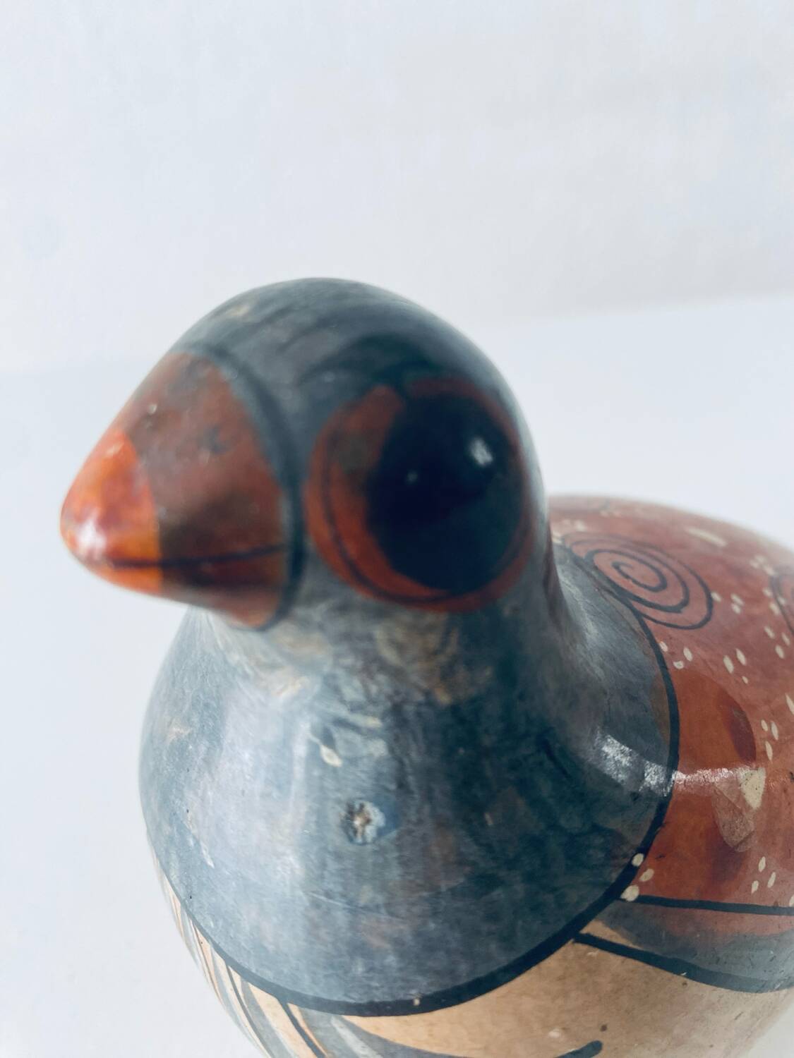 Mexican folk art bird signed V Silva