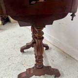 Napoleonic era mahogany and veneer work table, 19th century