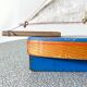 Giraud Sauveur brand half-deep hull basin sailing barque.
