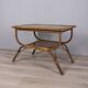 Vintage 1960s Italian design bamboo and wood side table