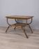 Vintage 1960s Italian design bamboo and wood side table