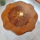 Inlaid pedestal table