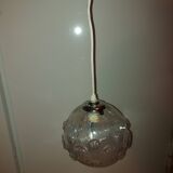 Vintage glass pendant lamp