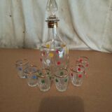 Polka dot liqueur service