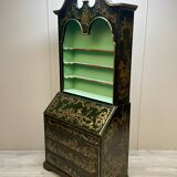 Louis XIV style lacquer scriban desk 20th century