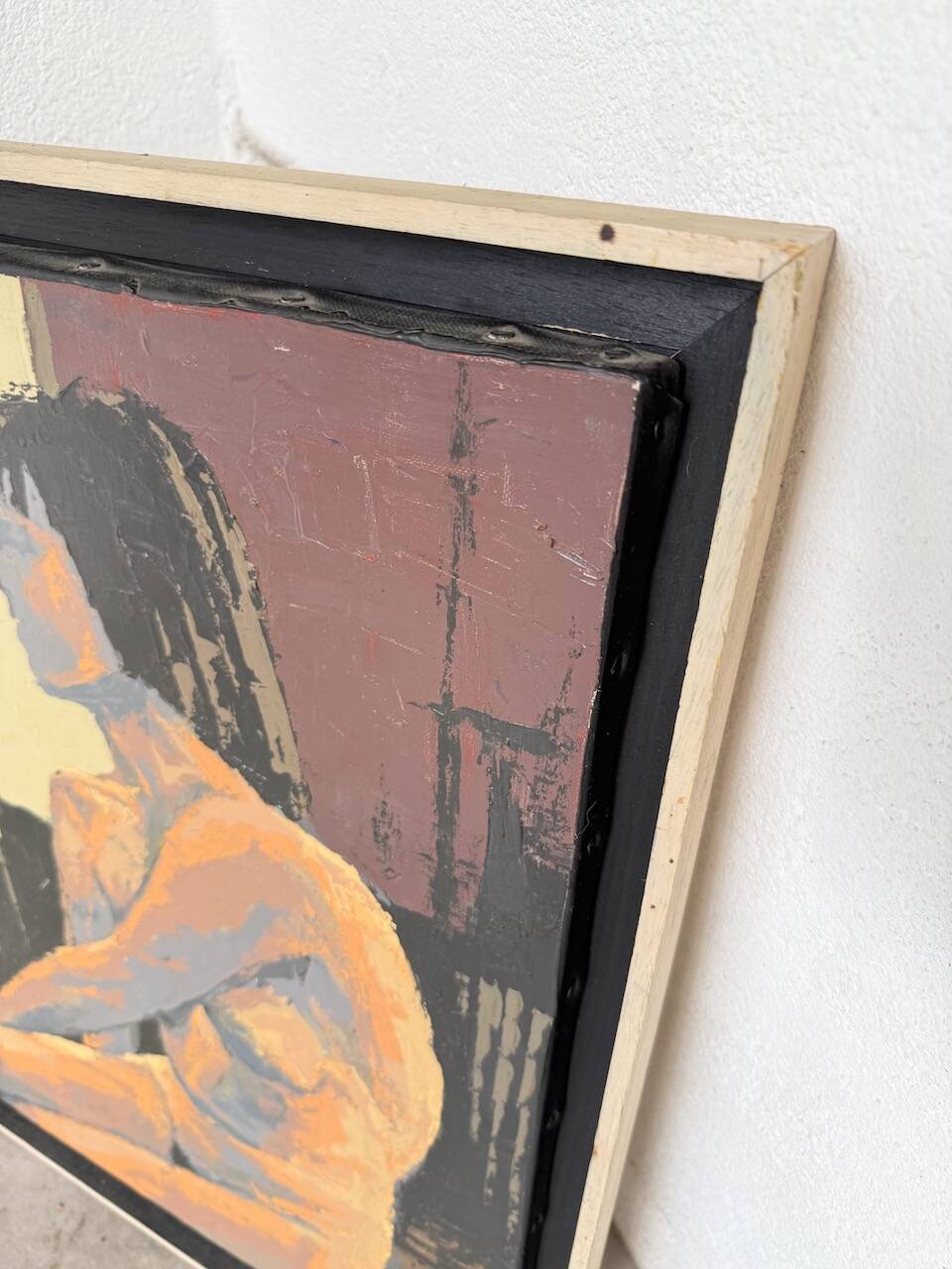 Oil painting of a naked woman