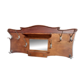 portemanteau, patères, bois et métal, vintage