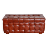 Chesterfield-style leather chest - "Jack" model - Olivier de Schrijver
