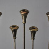 Pair of brass candlesticks