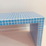 Ceramic mosaic tile coffee table