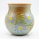 Round vase from the Ricard ceramic workshops. Signed by Francine Gal.