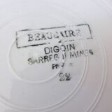 4 assiettes dessert de Digoin Sarreguemines modèle Beaucaire 210842