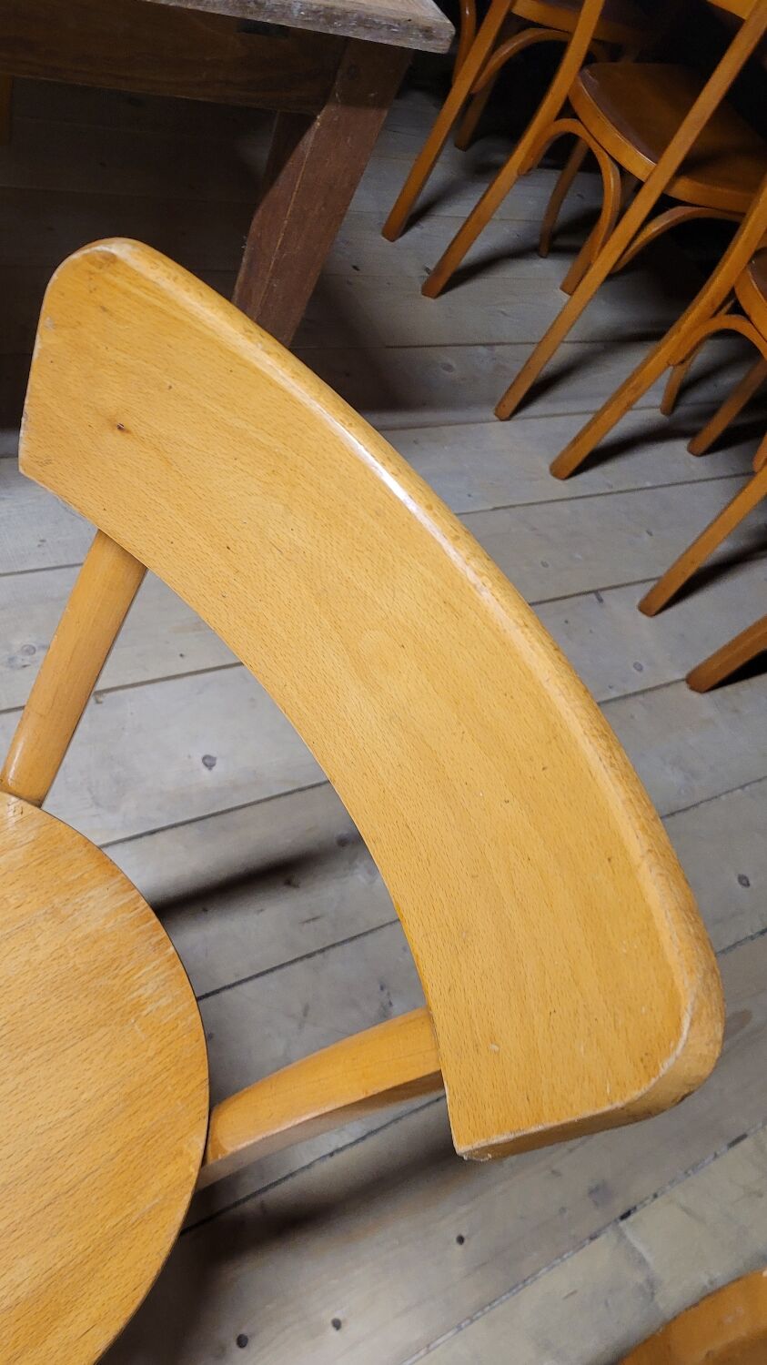 Pair of old bistro chairs, 1950s