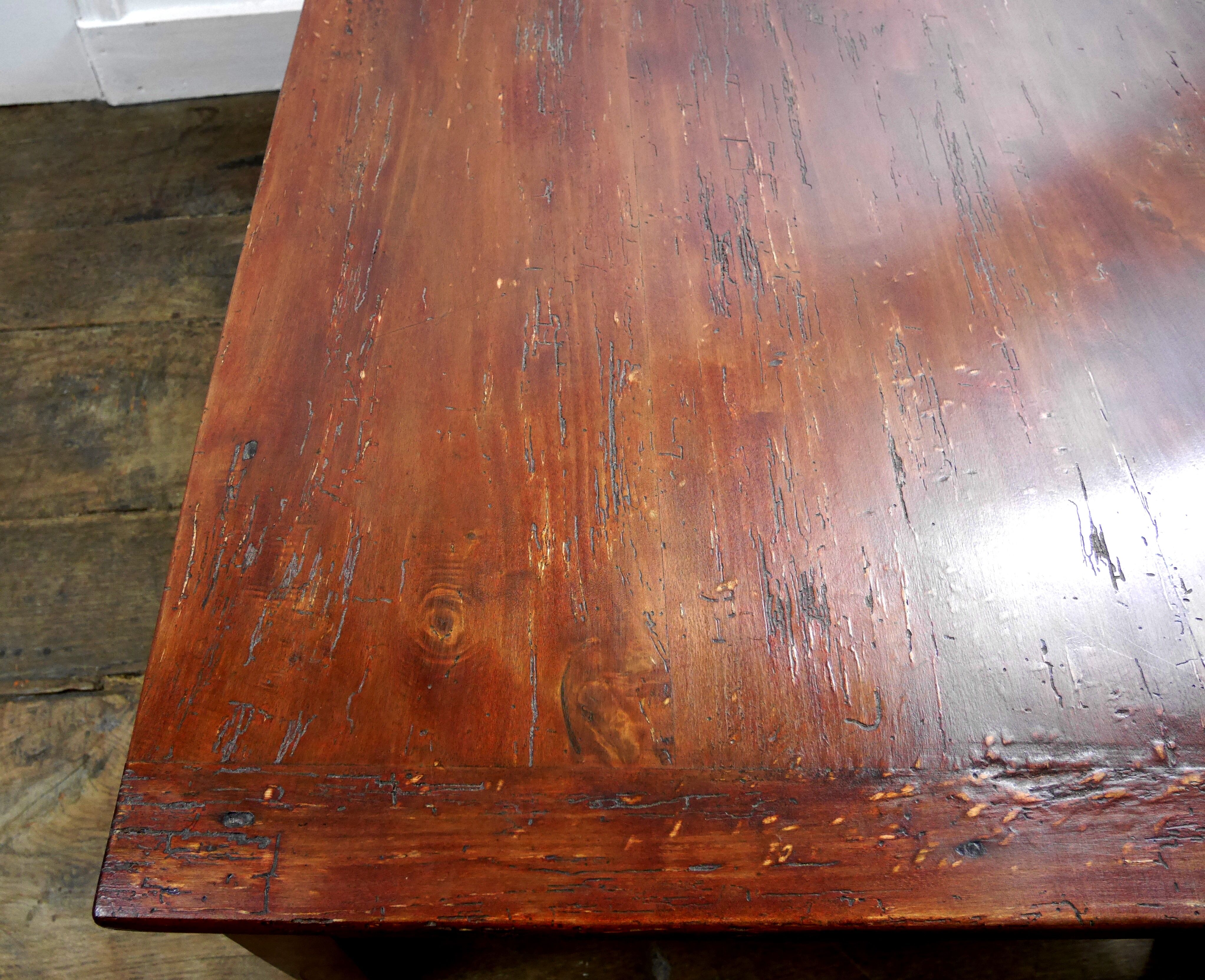Solid wood coffee table firm countryside