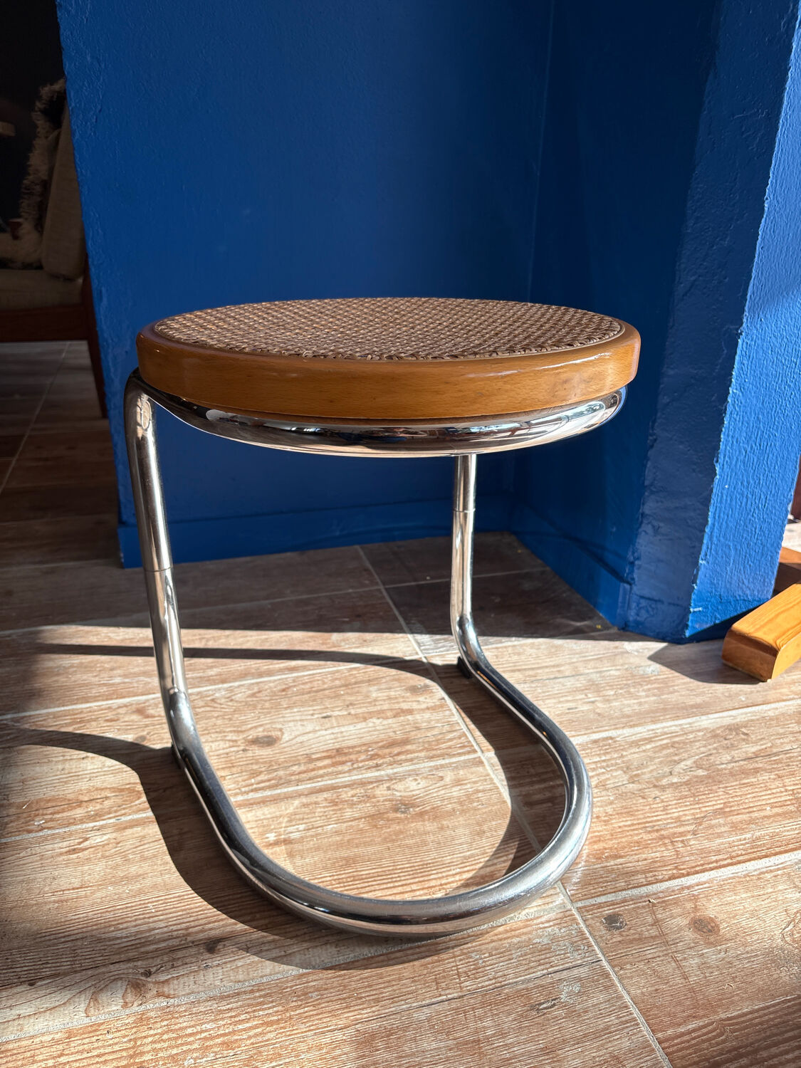 Vintage cane stool