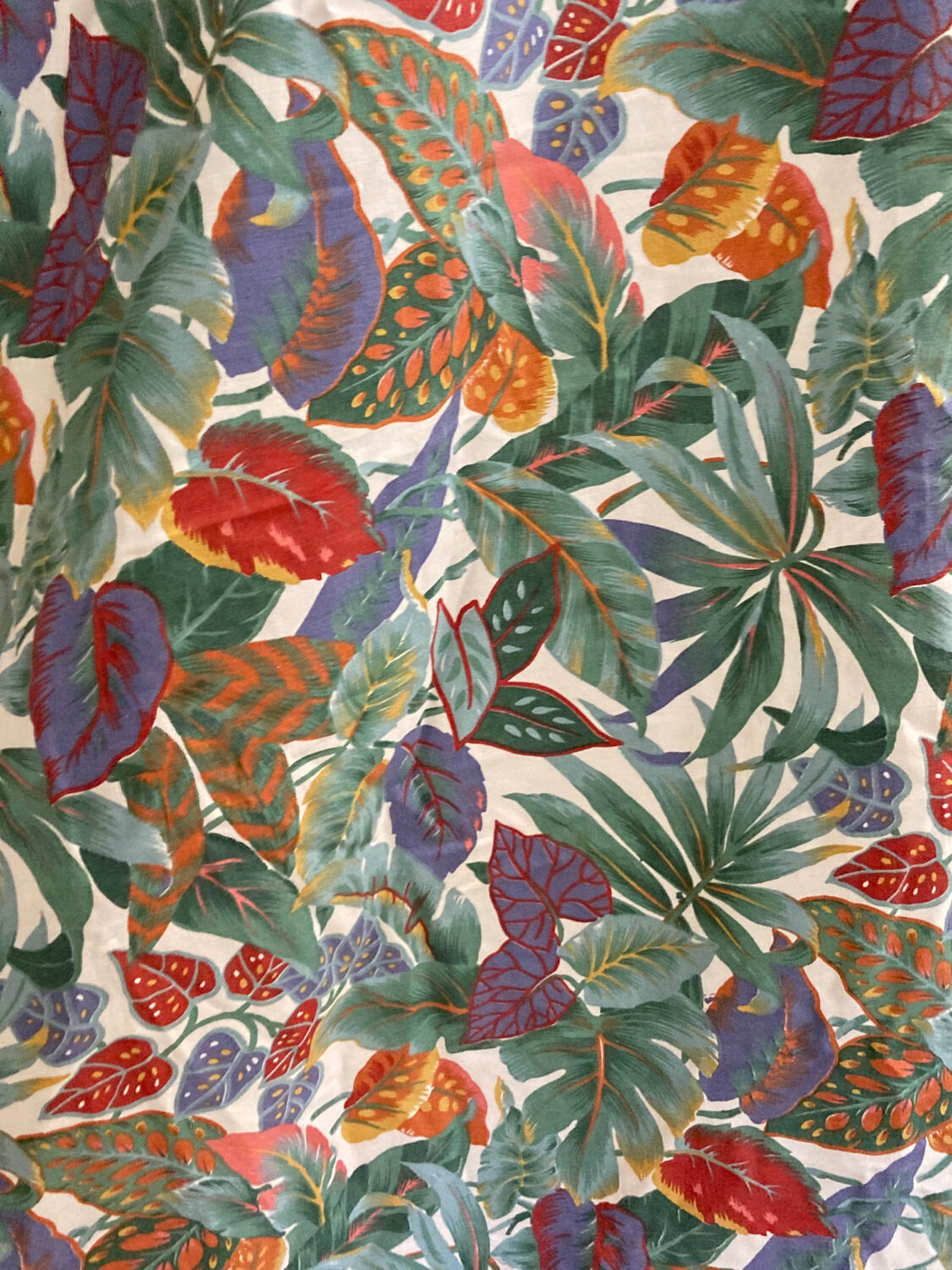 Vintage foliage jungle square tablecloth