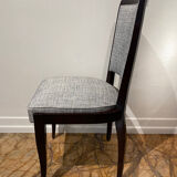 French Art Deco Dining Chairs set of 6