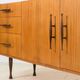 Marian Grabiński sideboard for Jarocin furniture factory, mid-century modern elegance, 1950s