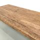 Large brutalist farmhouse table in solid oak from the 1950s.