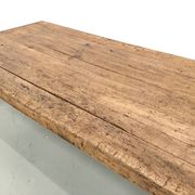 Brutalist farmhouse table in solid oak from the 1950s.