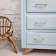 Commode vintage bleu
