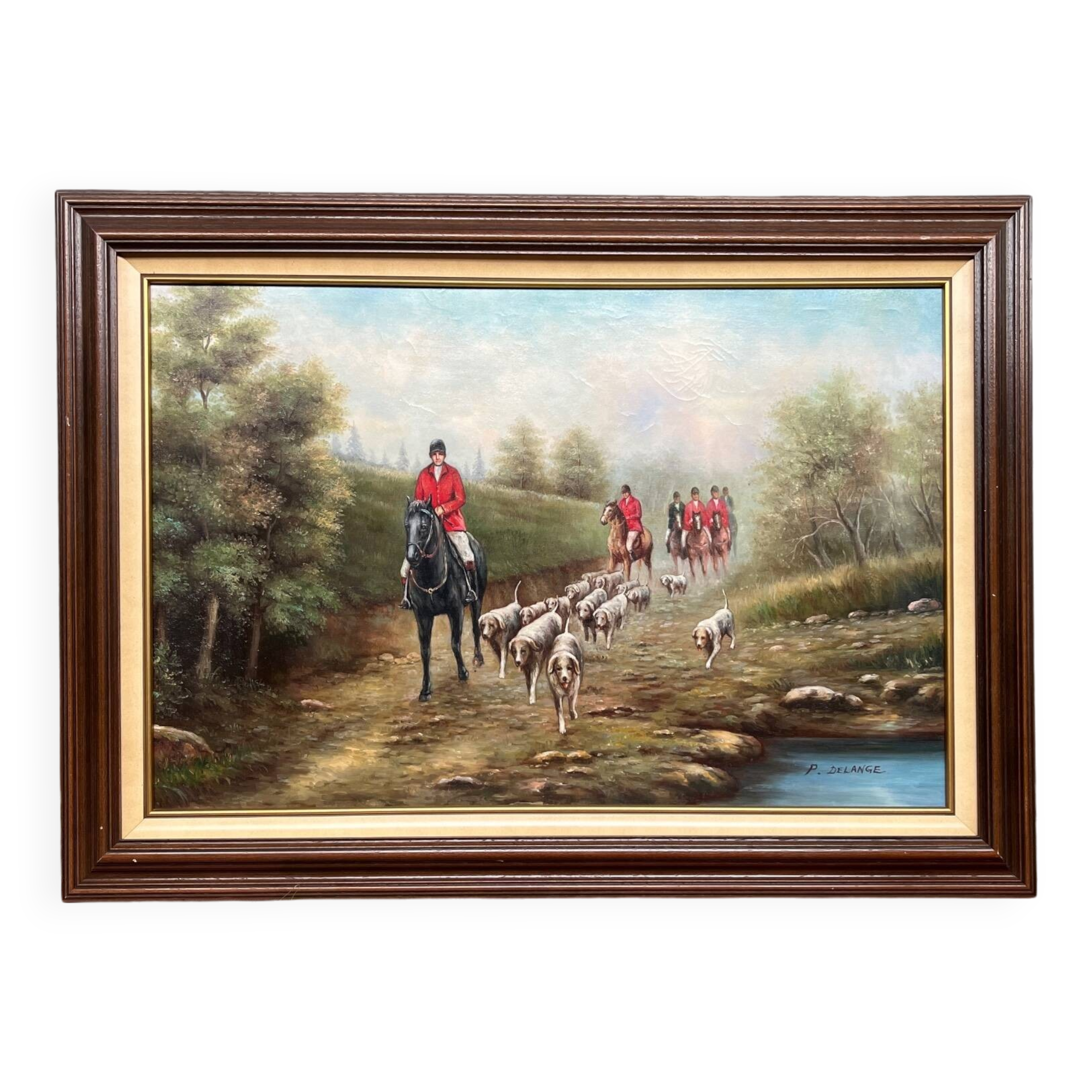 P. Delange “Fox hunting”.