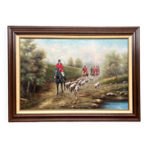 P. Delange "Chasse au renard".