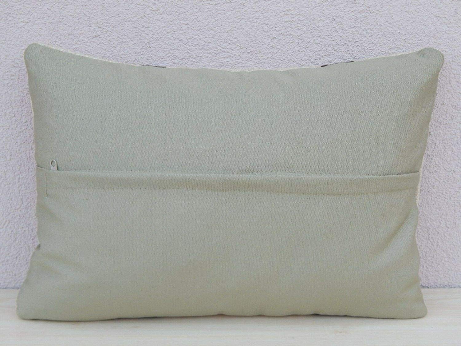 Coussin kilim blanc 35x50 cm
