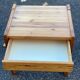 Commode table d'appoint scandinave en bois massif