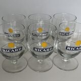 6 glasses ricard