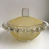 Yellow granita glass box 50s-60s