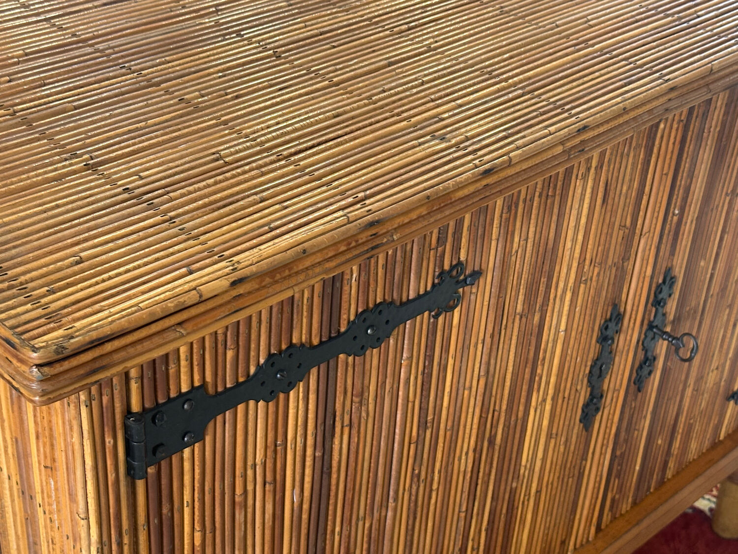 Enfilade Rattan by Adrien Audoux & Frida Minet 1960