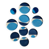 Set of 8 Plates and 2 Bowls Julie Goodwin Habitat Longitude Blue Stoneware Style
