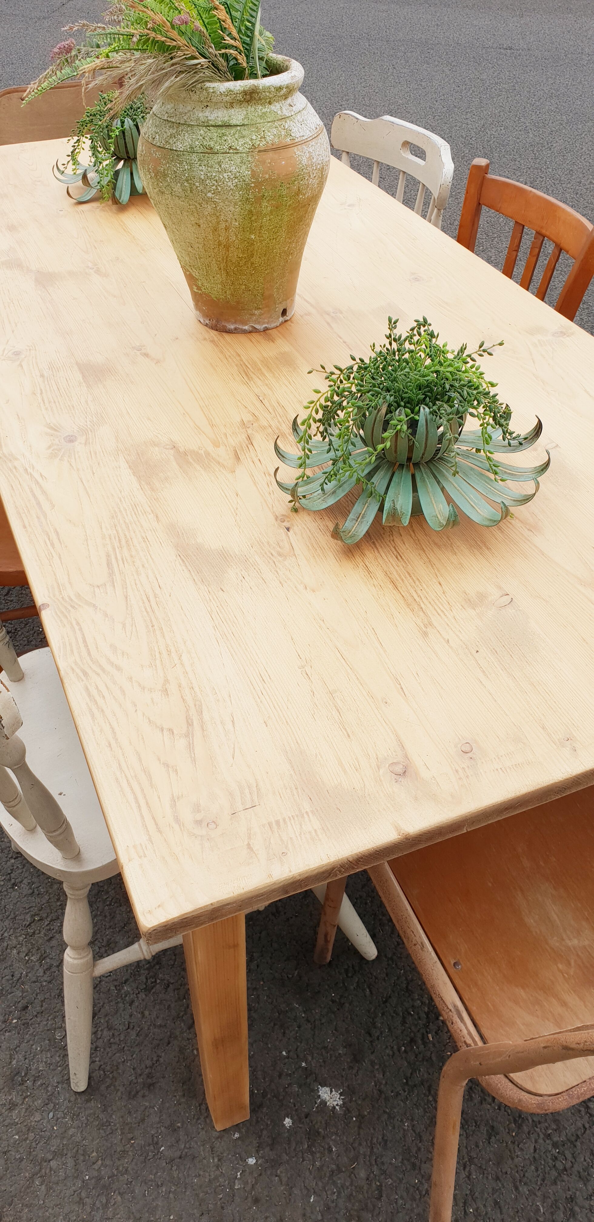 Vintage farm table