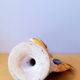 Antique enameled ceramic rooster.