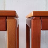 Pair of vintage coffee tables by Brodrene Andersen, Denmark 1960s