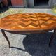 Extendable table in Louis XV style in oak (2 extensions)