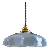 suspension ancienne bleue