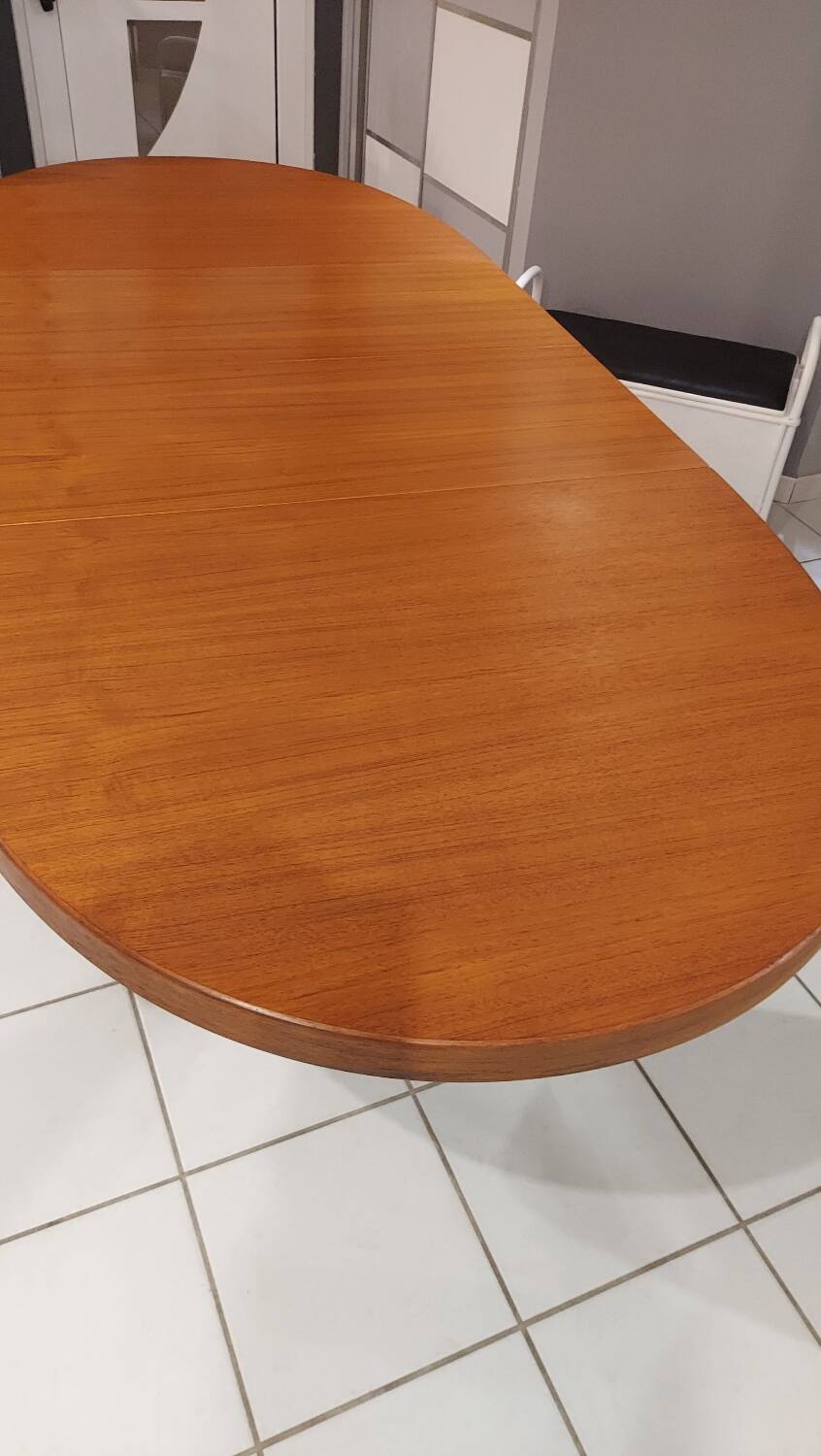 Baumann teck house extendable table vintage 1970
