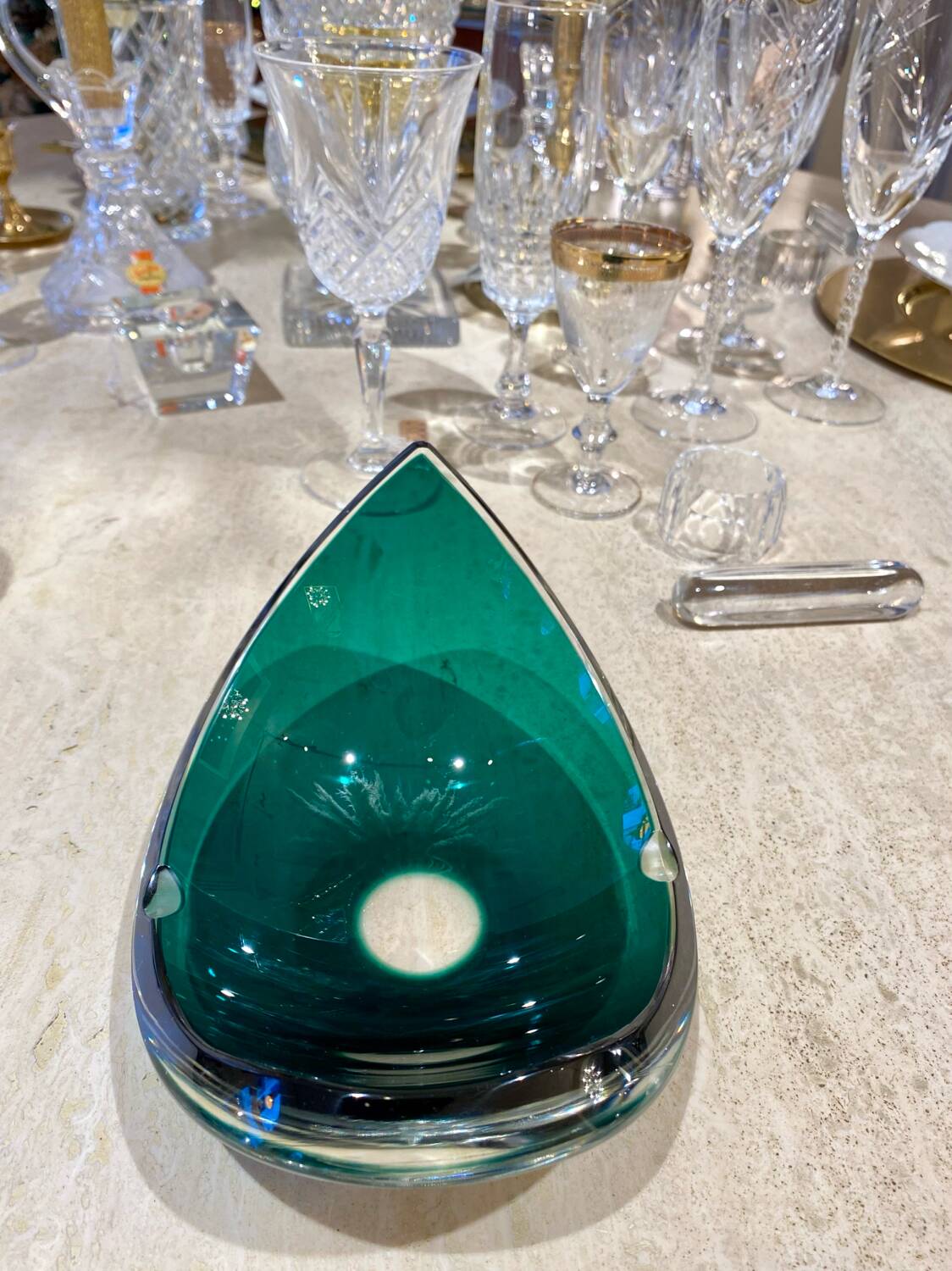 Ashtray / empty pocket Val Saint Lambert 1950 Delvenne