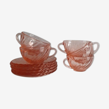 Lot 5 tasses et coupelles