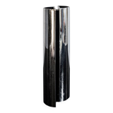 Vase convexe chromé par E. Radaelli pour Lamperti Robbiate Italie 1970