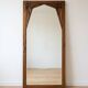Antique Art Nouveau mirror in carved solid wood
