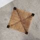Tabouret bois et paille