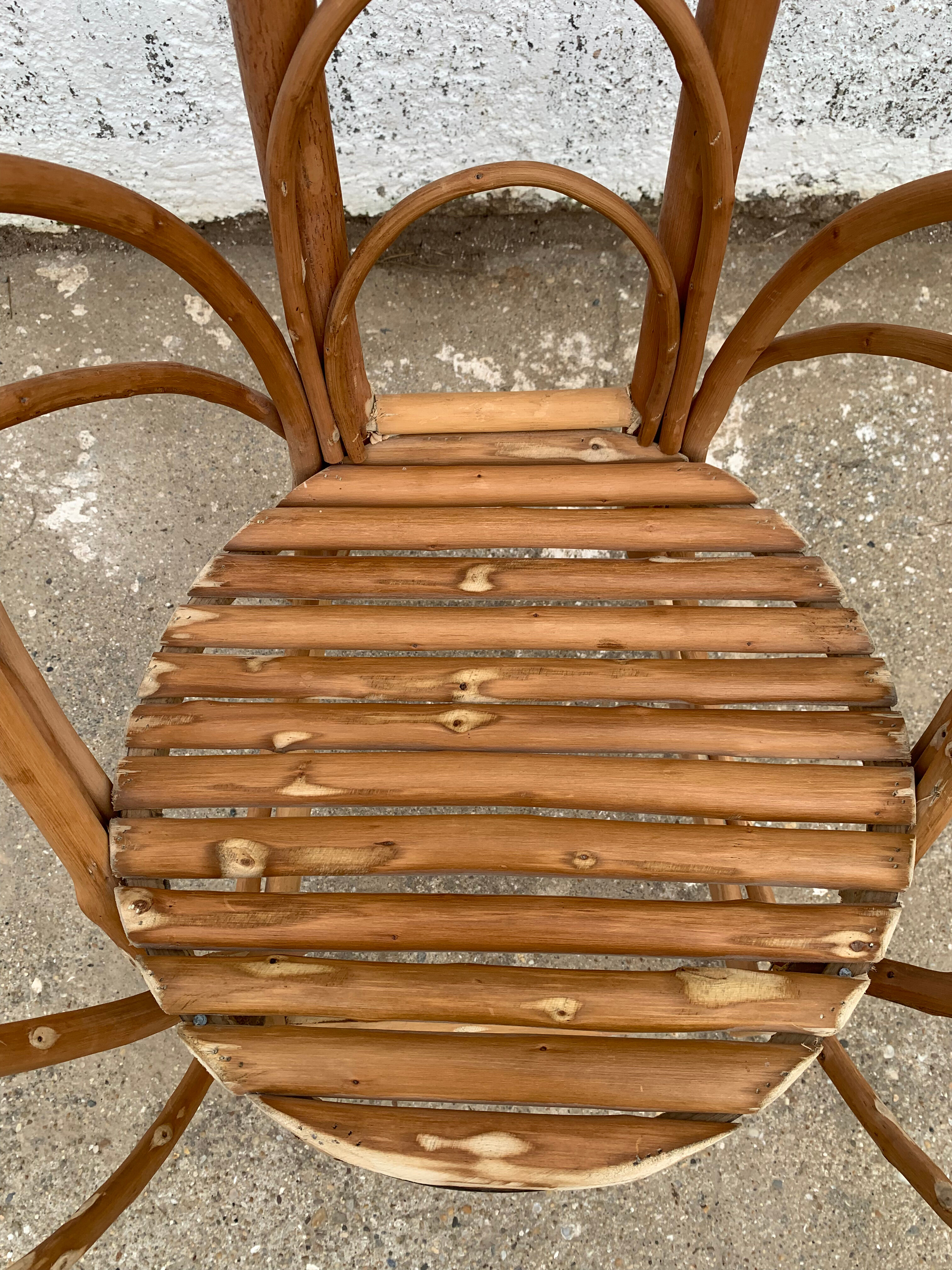 Chestnut armchair
